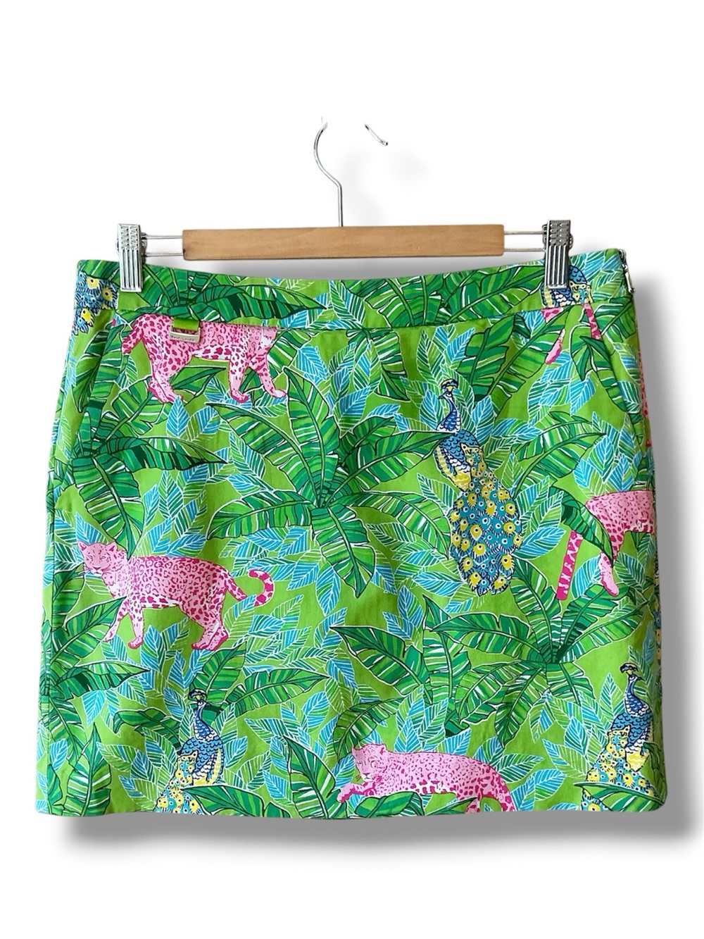 Polo Golf Ralph Lauren Tropical Print Golf Skort Green & Pink Size 6